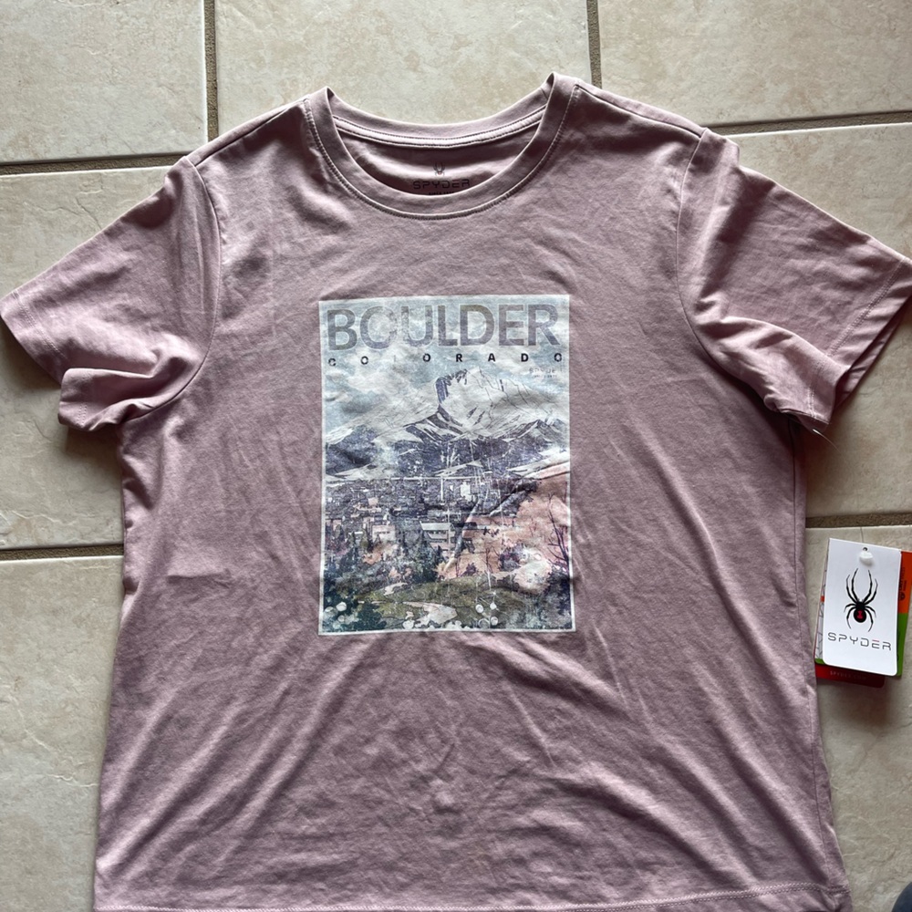 Spyder Mauve Boulder Graphic Tee